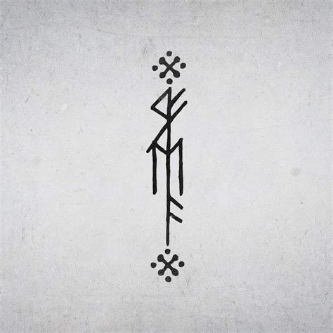 Freya rune tattoo